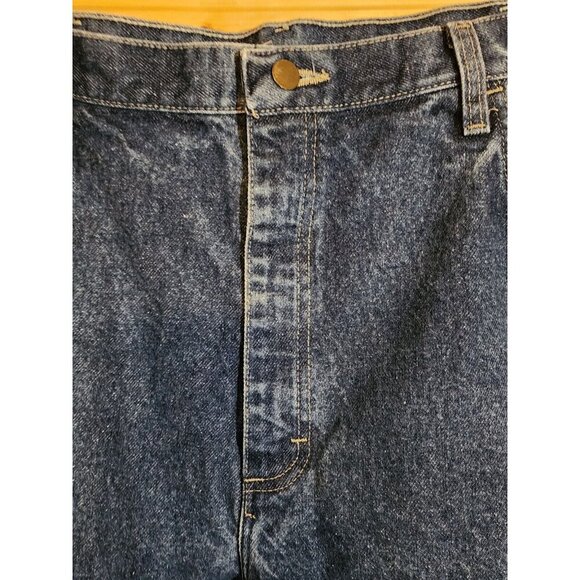 Bulwark FR Mens Jeans Size 42W Dark Wash Flame Resistant 100% Cotton Read - Picture 10 of 16